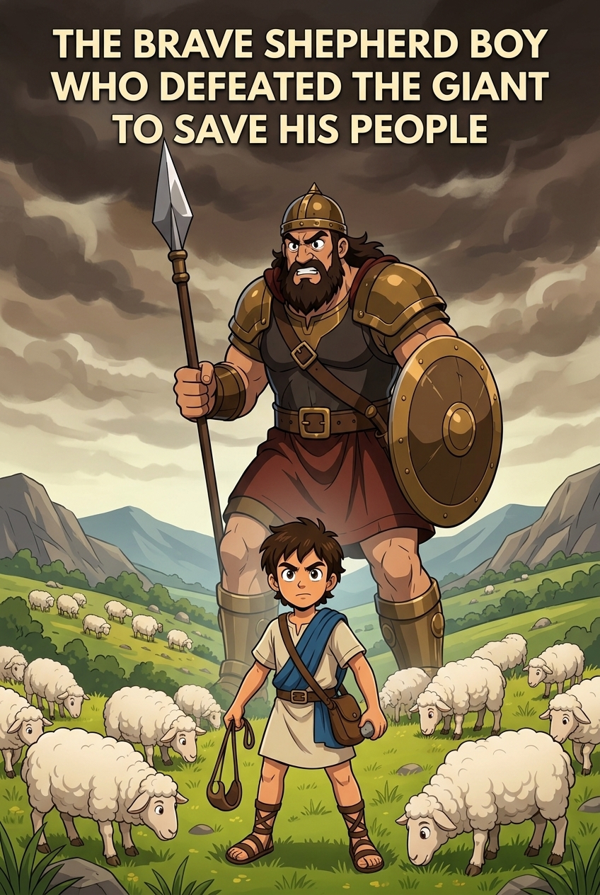 The Brave Shepherd Boy Who Defeated the Giant to Save His People ...