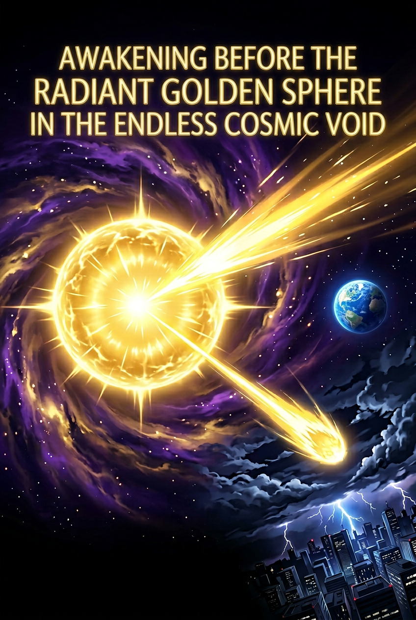 Watch Awakening Before the Radiant Golden Sphere in the Endless Cosmic ...