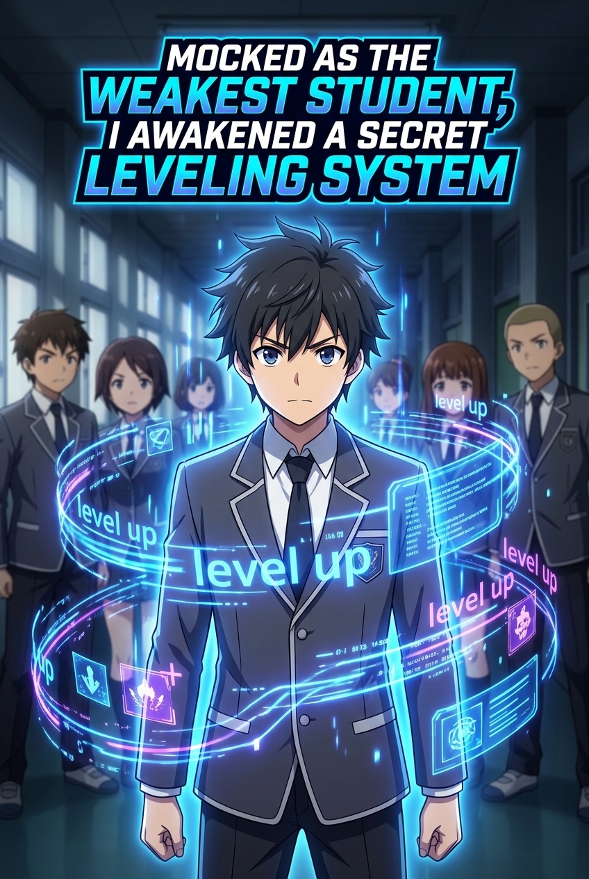 Watch Mocked as the Weakest Student, I Awakened a Secret Leveling ...