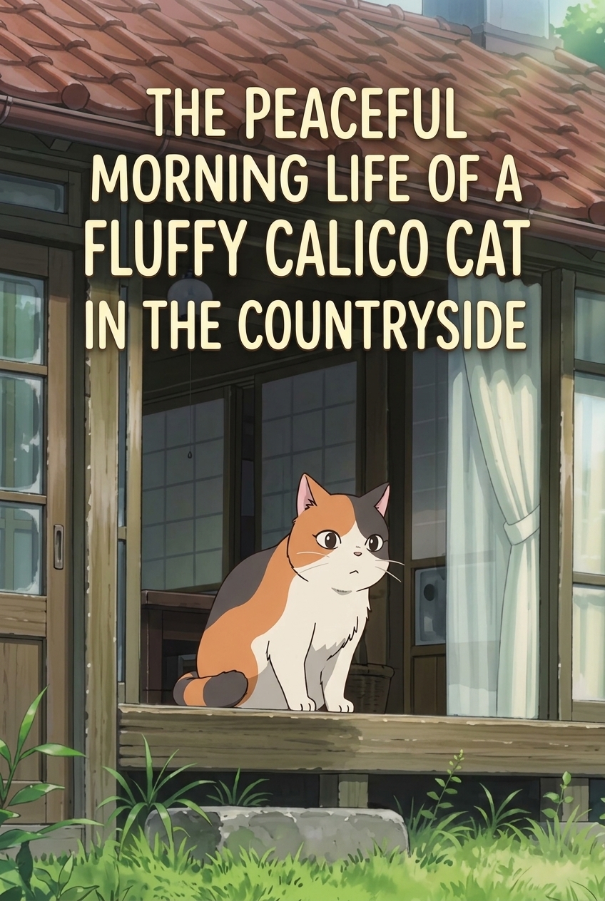 Watch The Peaceful Morning Life of a Fluffy Calico Cat in the ...